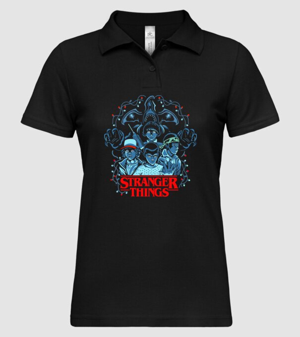 ST model negru pe tricou