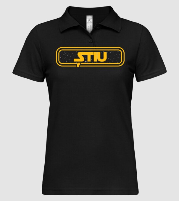 Starwars couple shirt model negru pe tricou