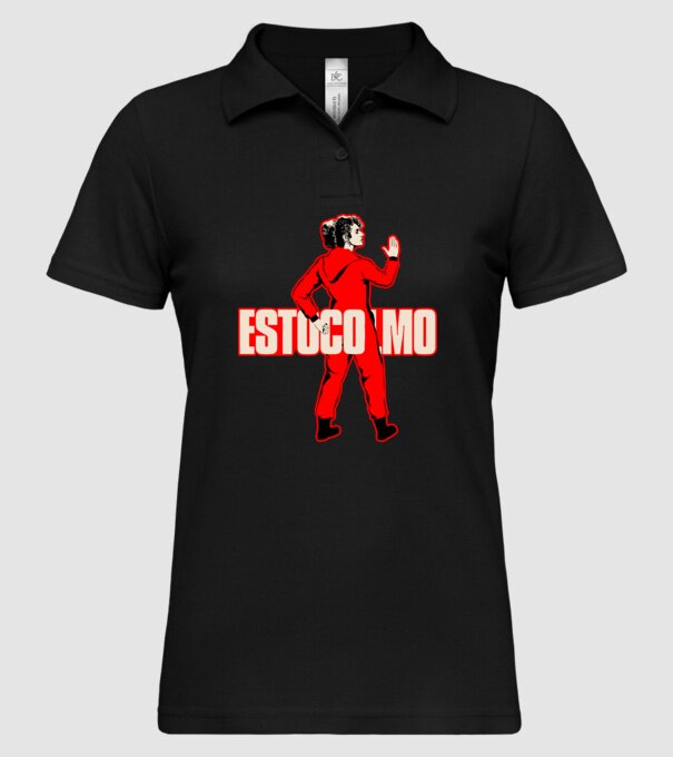 stockholm la casa de papel model negru pe tricou