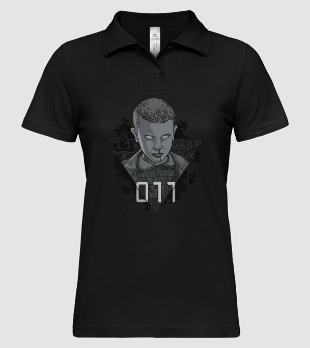 Stranger Things model negru pe tricou