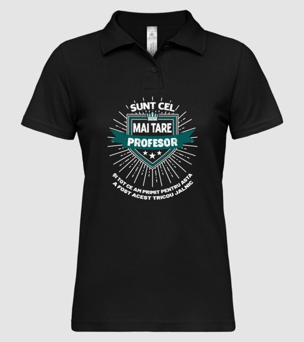 Sunt cel mai tare profesor și tot ce am primit pentru asta a fost acest tricou jalnic model negru pe tricou