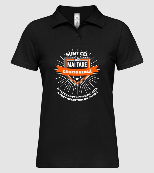 Sunt cea mai tare croitoreasă și tot ce am primit pentru asta a fost acest tricou jalnic model negru pe tricou