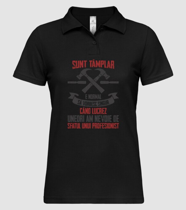 sunt tâmplar, e normal să vorbesc singur, când lucrez, uneori am nevoie de sfatul unui profesionist model negru pe tricou