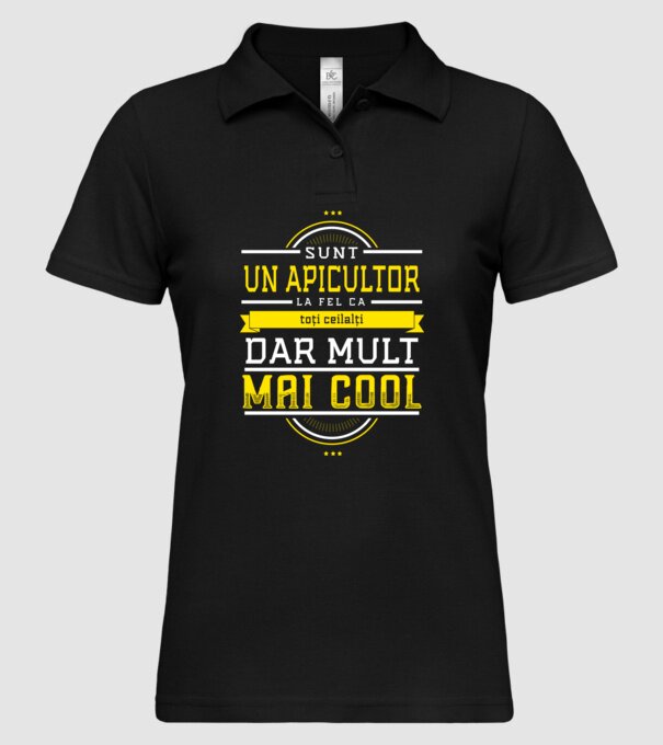 sunt un apicultor, la fel ca toți ceilalți, dar mult mai cool model negru pe tricou