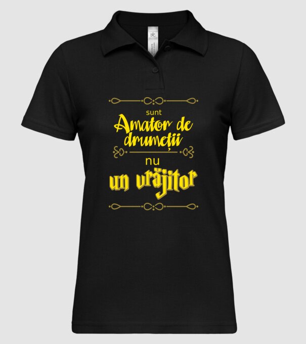 Sunt amator de drumeții, nu un vrăjitor model negru pe tricou