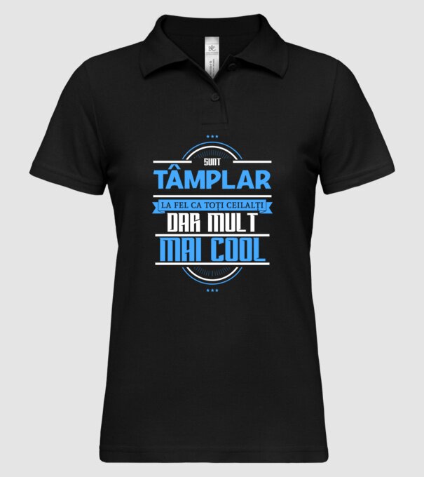 Sunt tâmplar, la fel ca toți ceilalți, dar mult mai cool model negru pe tricou