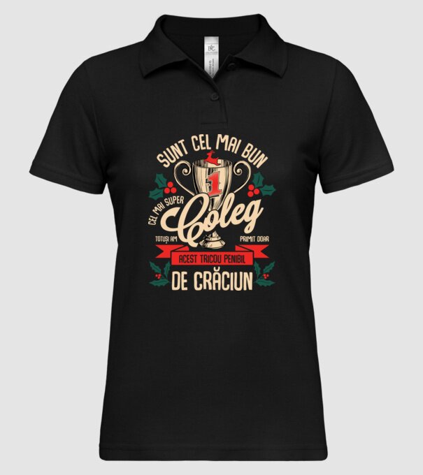super coleg D1443687 model negru pe tricou