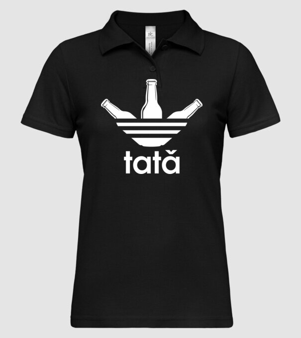 Tatadidas model negru pe tricou
