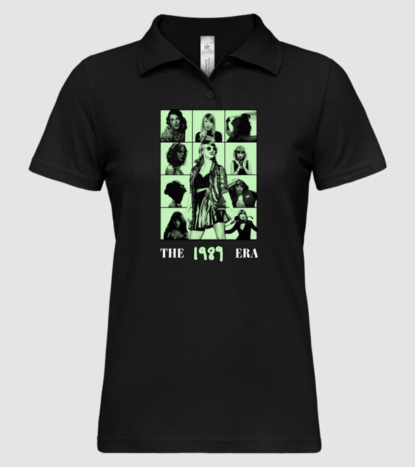 Taylor Swift ERAS green model negru pe tricou