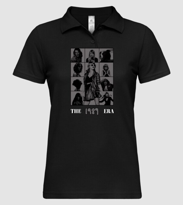 Taylor Swift ERAS grey model negru pe tricou