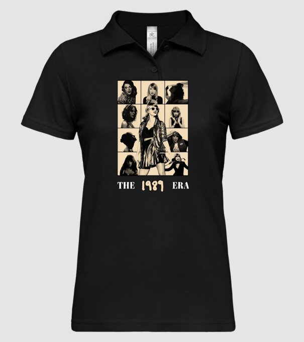 Taylor Swift ERAS peach model negru pe tricou