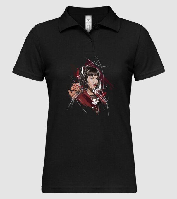 tokyo poster model negru pe tricou
