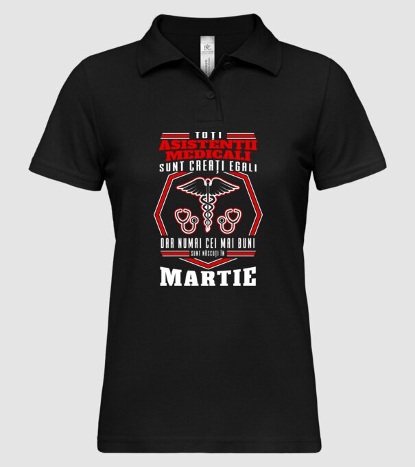 Toți asistenții medicali sunt creați egali, dar numai cei mai buni sunt născuți în martie model negru pe tricou