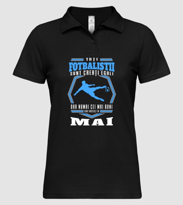 Toți fotbaliștii sunt creați egali, dar numai cei mai buni sunt născuți în mai model negru pe tricou