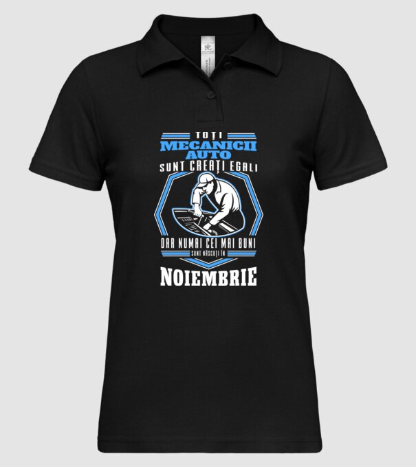 Toți mecanicii auto sunt creați egali, dar numai cei mai buni sunt născuți în noiembrie model negru pe tricou