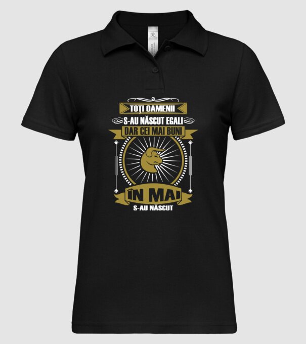 Toți oamenii s-au născut egali, dar cei mai buni s-au născut în mai model negru pe tricou