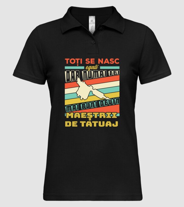 toți se nasc egali, dar numai cei mai buni devin maeștrii de tatuaj model negru pe tricou