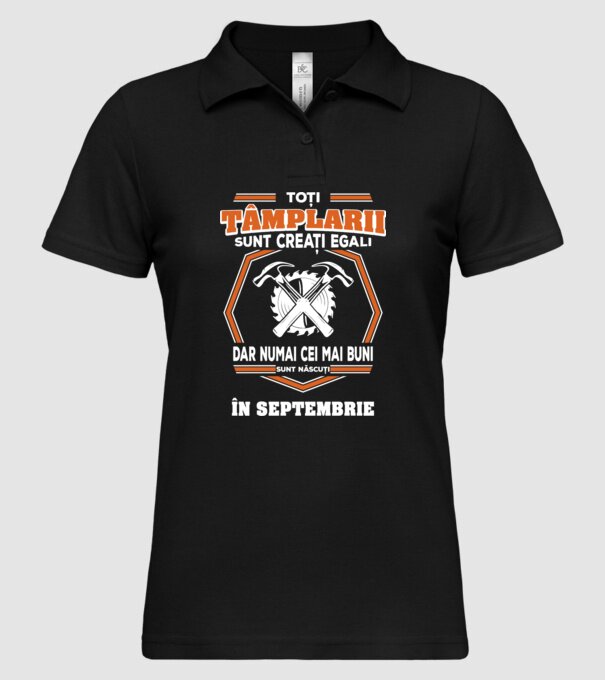 toți tâmplarii sunt creați egali_septembrie model negru pe tricou