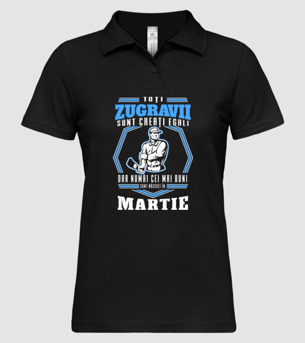 Toți zugravii sunt creați egali, dar numai cei mai buni sunt născuți în martie model negru pe tricou