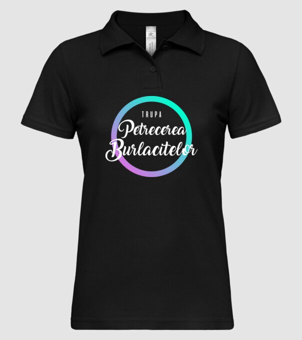 trupa petrecerea burlăcitelor model negru pe tricou