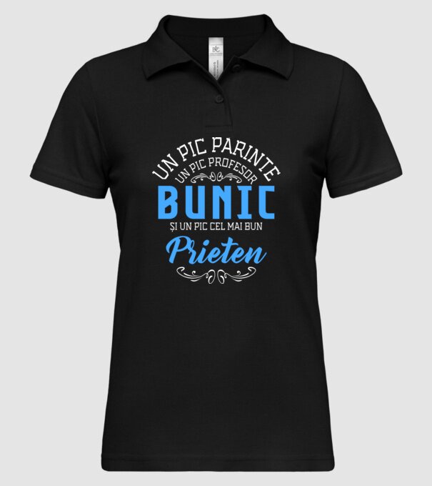 Un pic părinte, un pic profesor - bunic - și un pic cel mai bun prieten model negru pe tricou