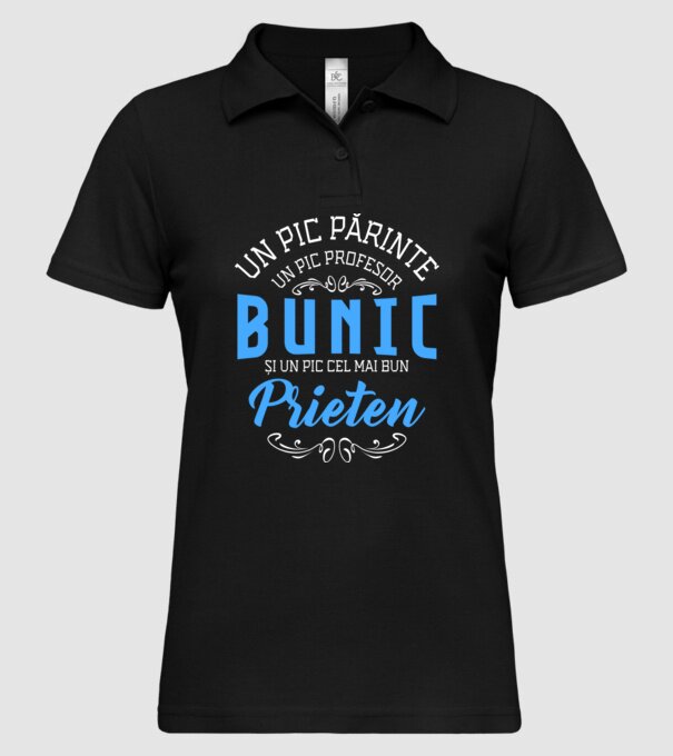Un pic părinte, un pic profesor - bunic - și un pic cel mai bun prieten model negru pe tricou