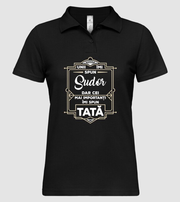 Unii îmi spun_Sudor model negru pe tricou