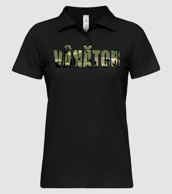 VÂNĂTOR model negru pe tricou