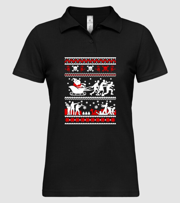 Walking Dead cu motiv norvegian model negru pe tricou