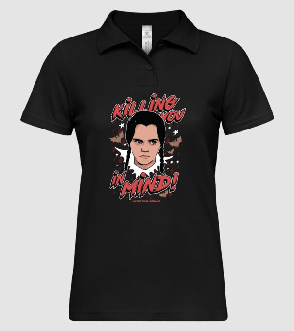 WEDNESDAY Killing You in my mind model negru pe tricou