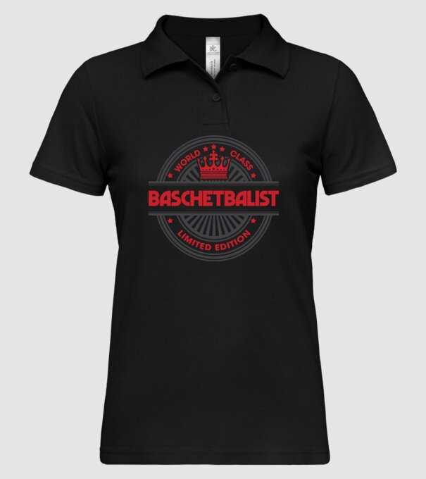 baschetbalist model negru pe tricou