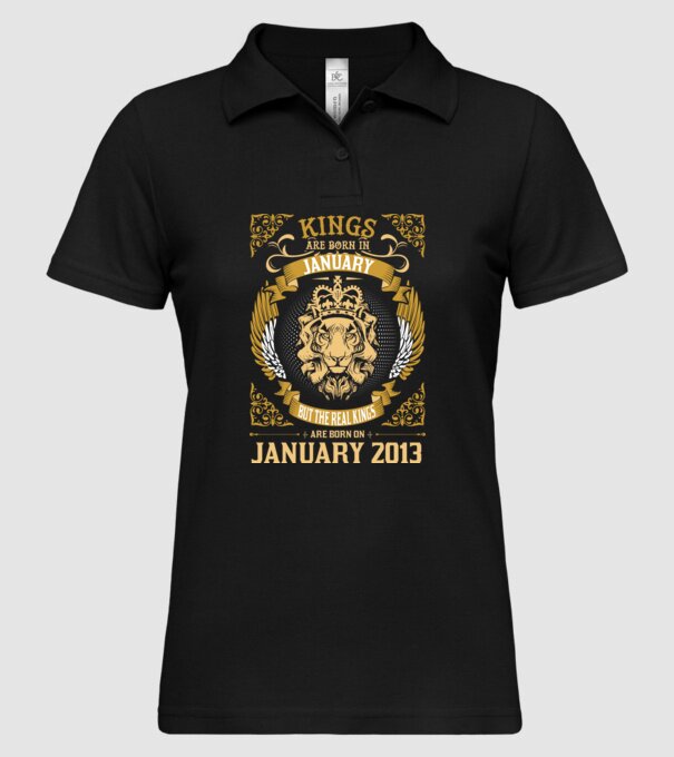 Ziua de naștere a Leului 2013 january model negru pe tricou