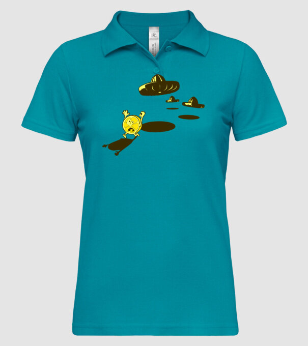 război de lămâie model turcoaz pe tricou