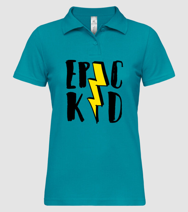 EpicKid model turcoaz pe tricou