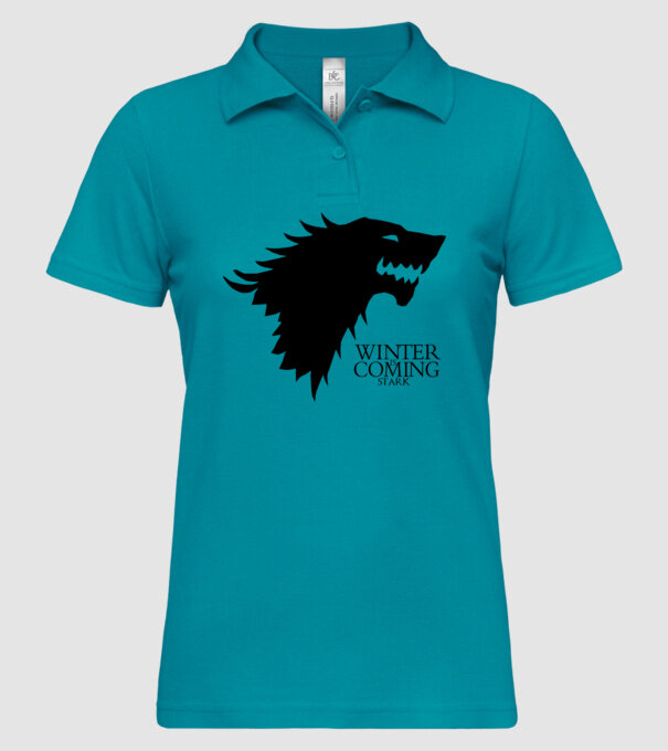 game of thrones winter is coming model turcoaz pe tricou