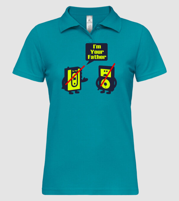 'I''m Your Father 1' model turcoaz pe tricou