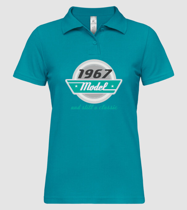 Model and still a classic - 1967 model turcoaz pe tricou