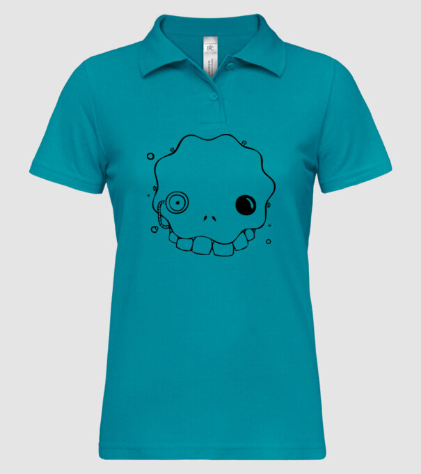 monstru10 model turcoaz pe tricou