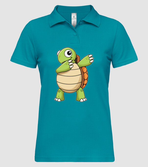 Broască țestoasă DAB model turcoaz pe tricou