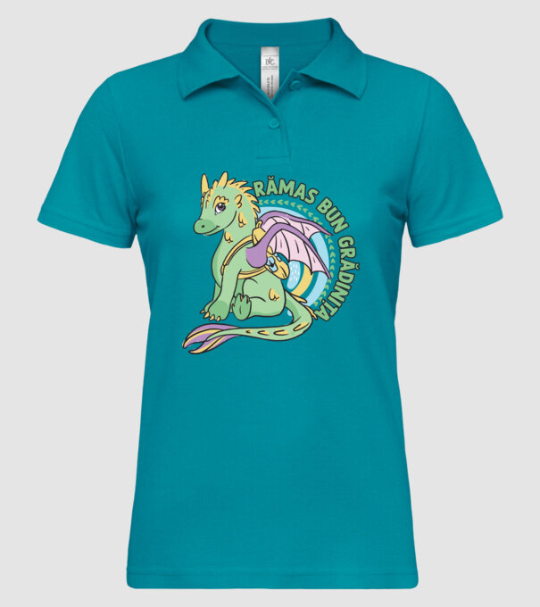 Rămas bun grădiniță model turcoaz pe tricou