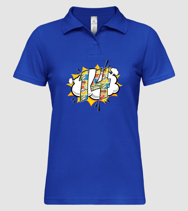 Birthday Comic Number 14 model albastru regal pe tricou
