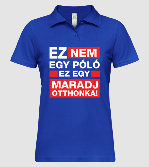 model albastru regal pe tricou