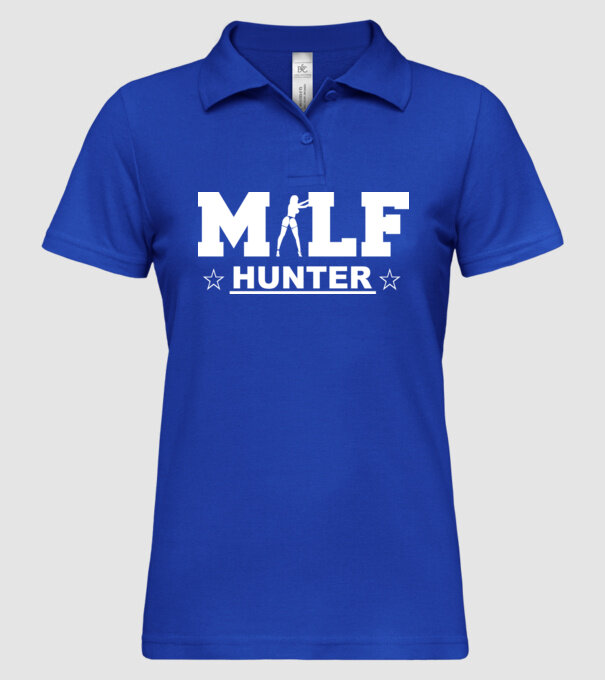 Milf model albastru regal pe tricou