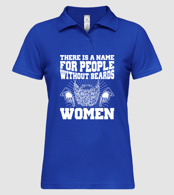 Name for beardless people women model albastru regal pe tricou