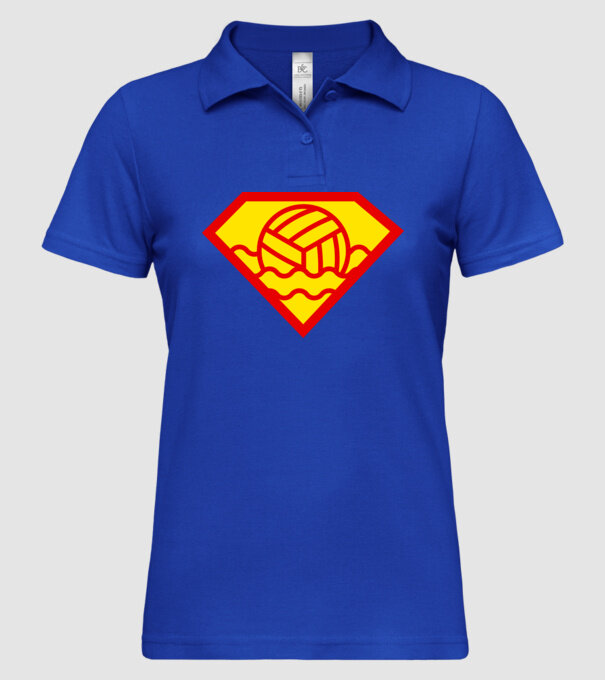 Supersportiv JUCĂTOR DE POLO PE APĂ model albastru regal pe tricou