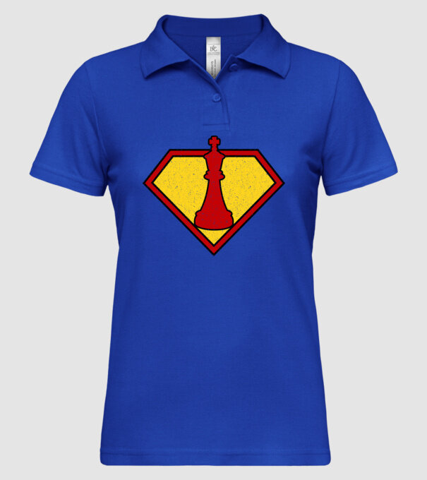 SuperChess rege model albastru regal pe tricou