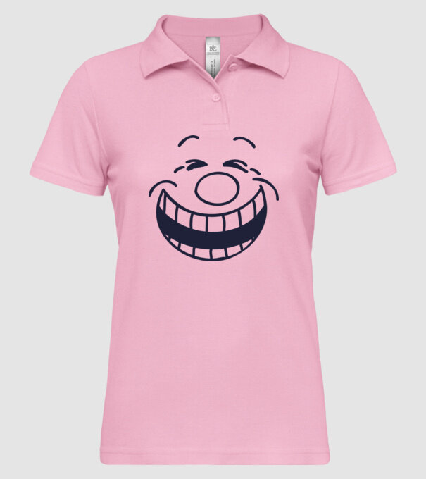 Funny Face Smiley model roz deschis pe tricou