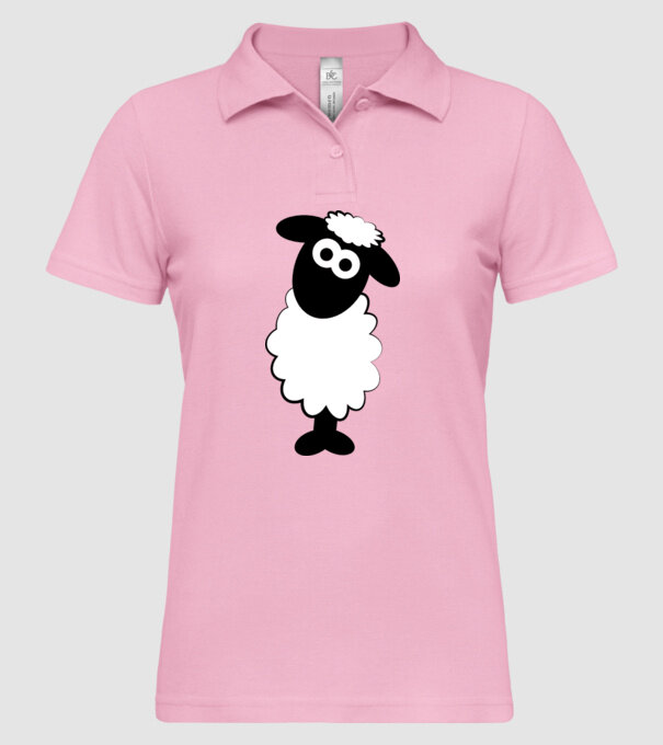 Mieluț model roz deschis pe tricou