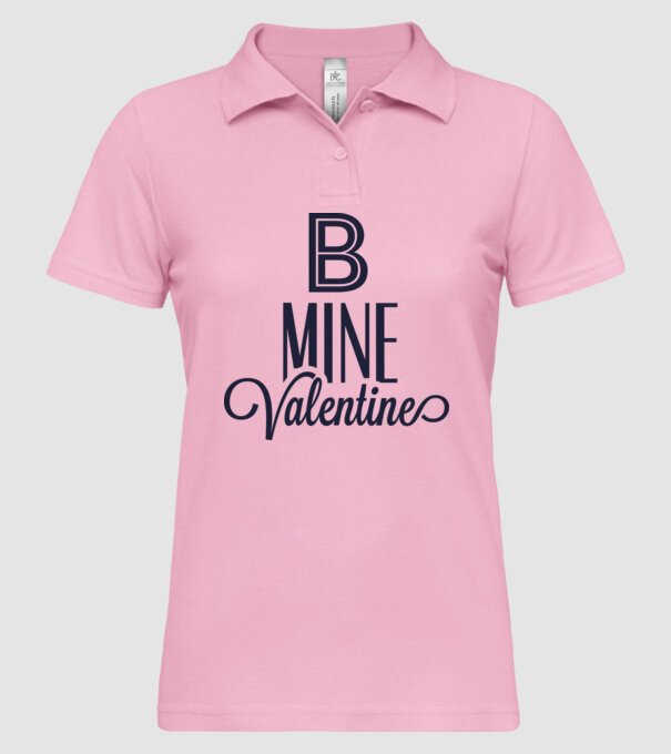 Be my Valentine! model roz deschis pe tricou