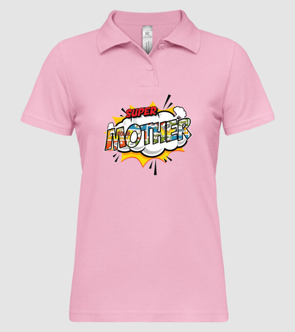Comic Mother model roz deschis pe tricou